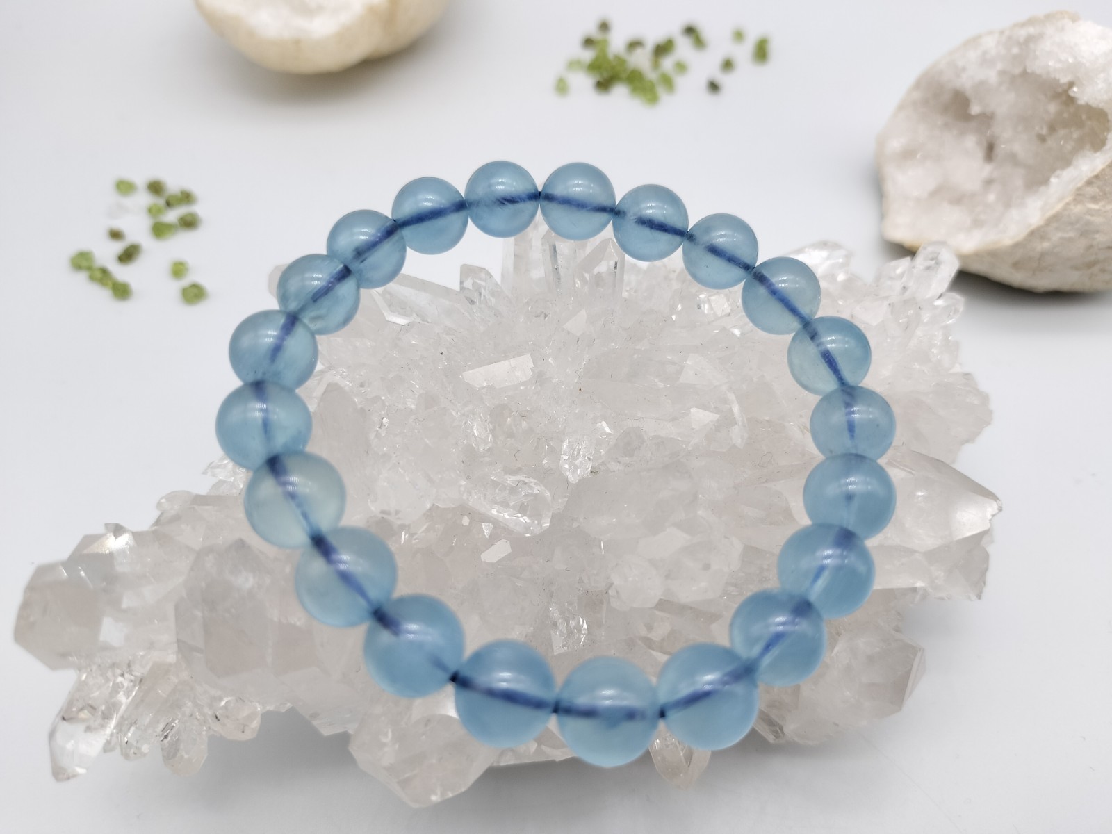 キラキラ❢アクアマリンスターカットのブレス❥ キラキラ❢アクアマリンスターカットのブレス❥